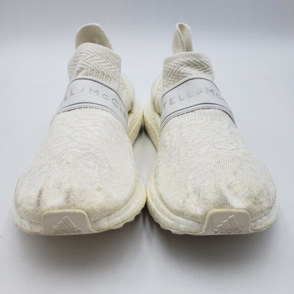 Adidas Stella McCartney Sneakers 8.5 Womens UltraBoost Slip On Athletic Cream - Picture 3 of 12